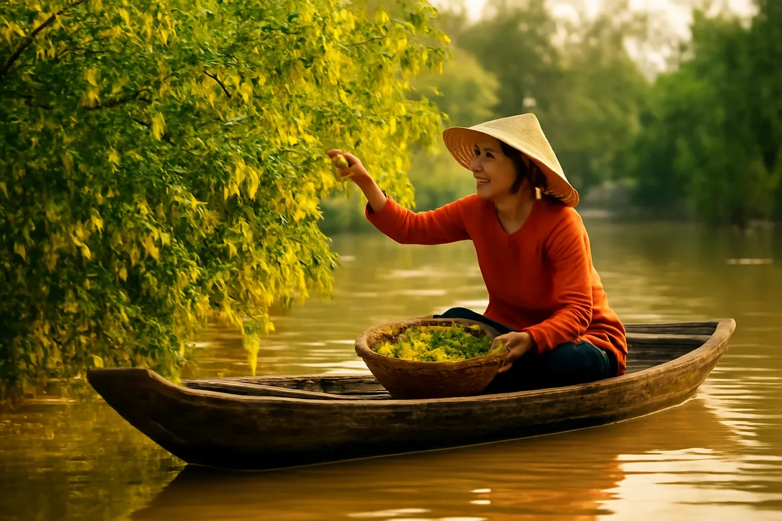 Rau mùa nước nổi miền Tây: bông điên điển, bông súng, kèo nèo ăn sao cho đúng